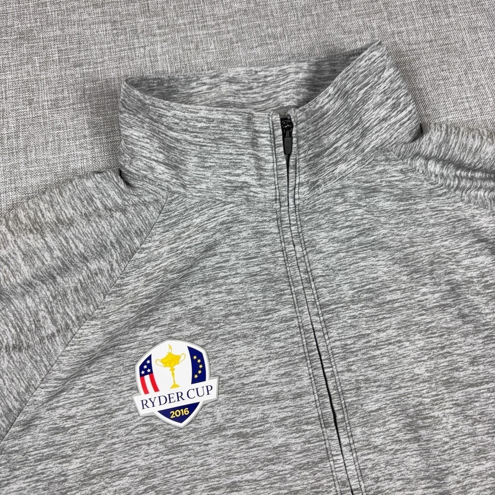 Ryder Cup 2016 Shirt Long Sleeve Womens M Gray Golf 1/4 Zip Under Armour